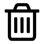 Gui Trash SVG Icon